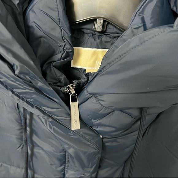 Michael Kors Missy 3/4 Puffer Jacket In Midnight Blue - New With Tag - Reemoly - Picture 8 of 15